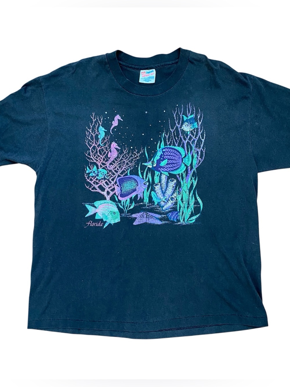 Vintage 1980s Hanes Florida Ocean Tee